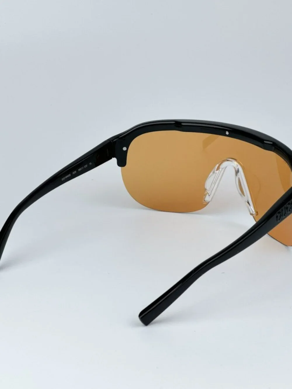 GUCCI GG1645S 005 BLACK MASK ORANGE SUNGLASSES